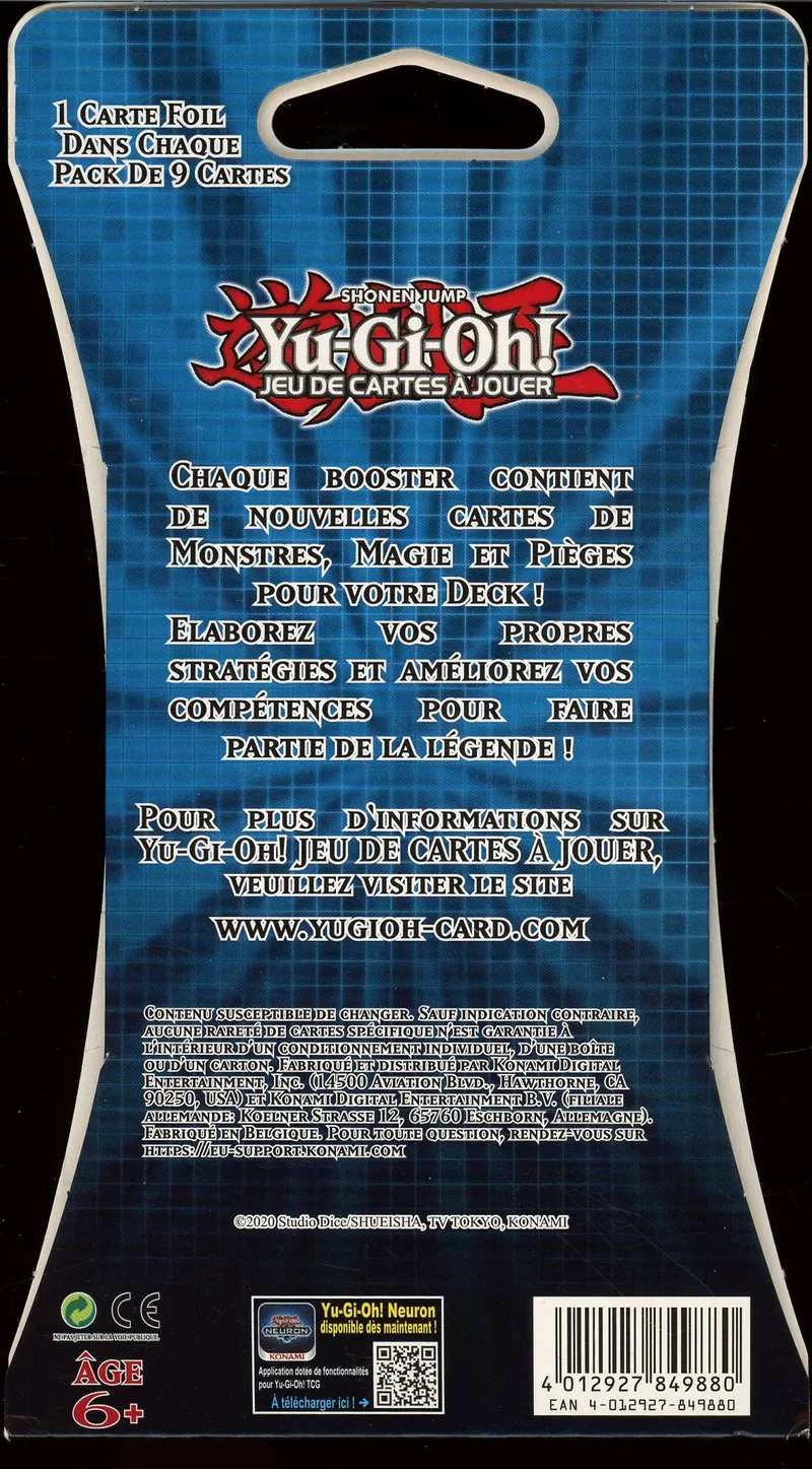 Booster Blister Yu-Gi-Oh! L'Aube de la Majesté