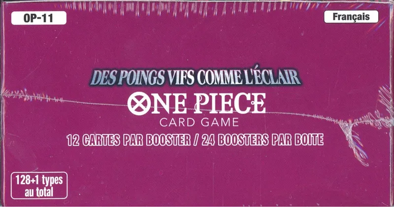 Display OP-11 Des Poings Vifs Comme L'Eclair