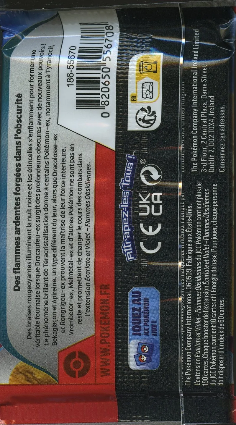 Booster EV3 Flammes Obsidiennes