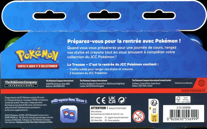 Trousse Pikachu EB9 & EV2