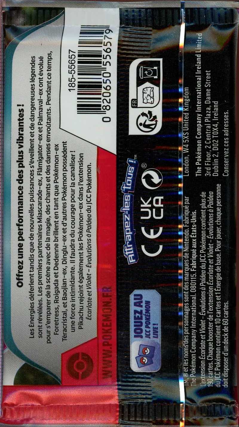 Booster EV2 Evolutions à Paldea