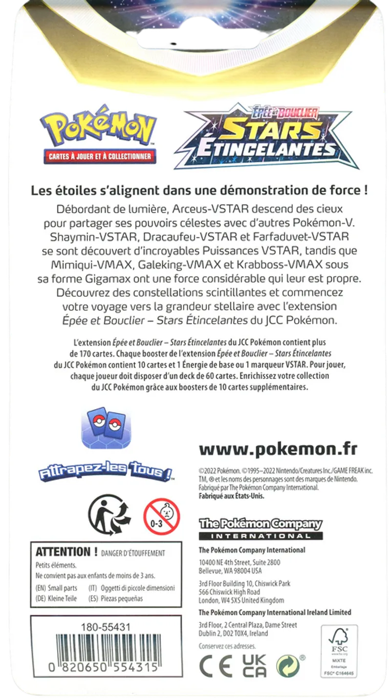 Booster Blister EB9 Stars Etincelantes