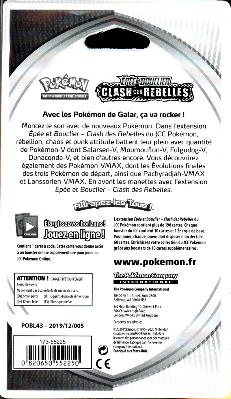 Booster Blister EB2 Clash des Rebelles