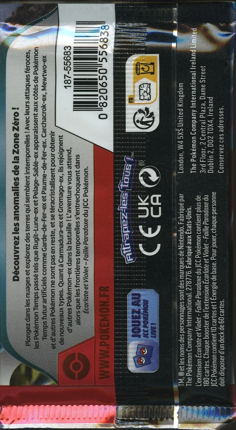 Booster EV4 Faille Paradoxe