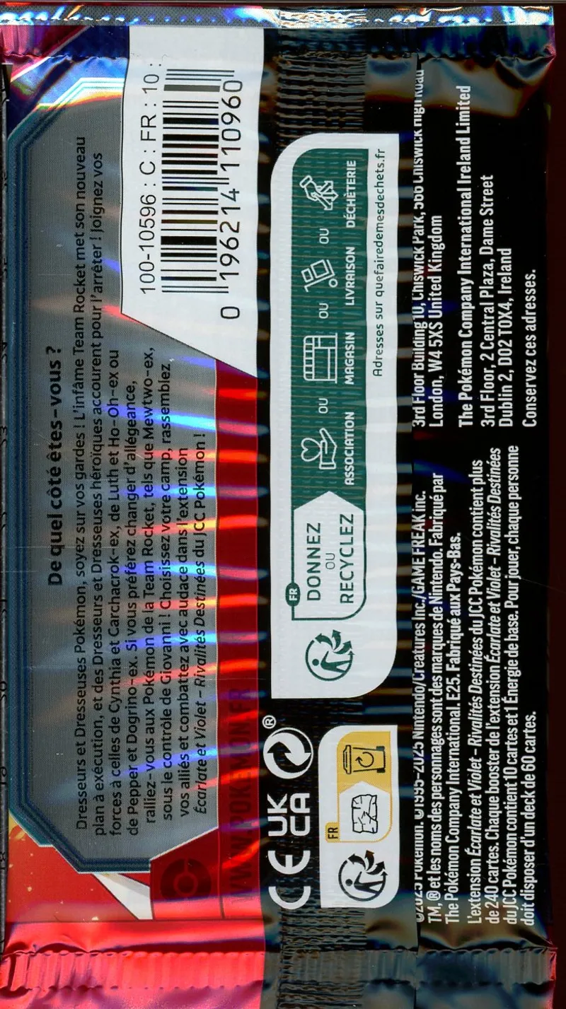 Booster EV10 Rivalités Destinées