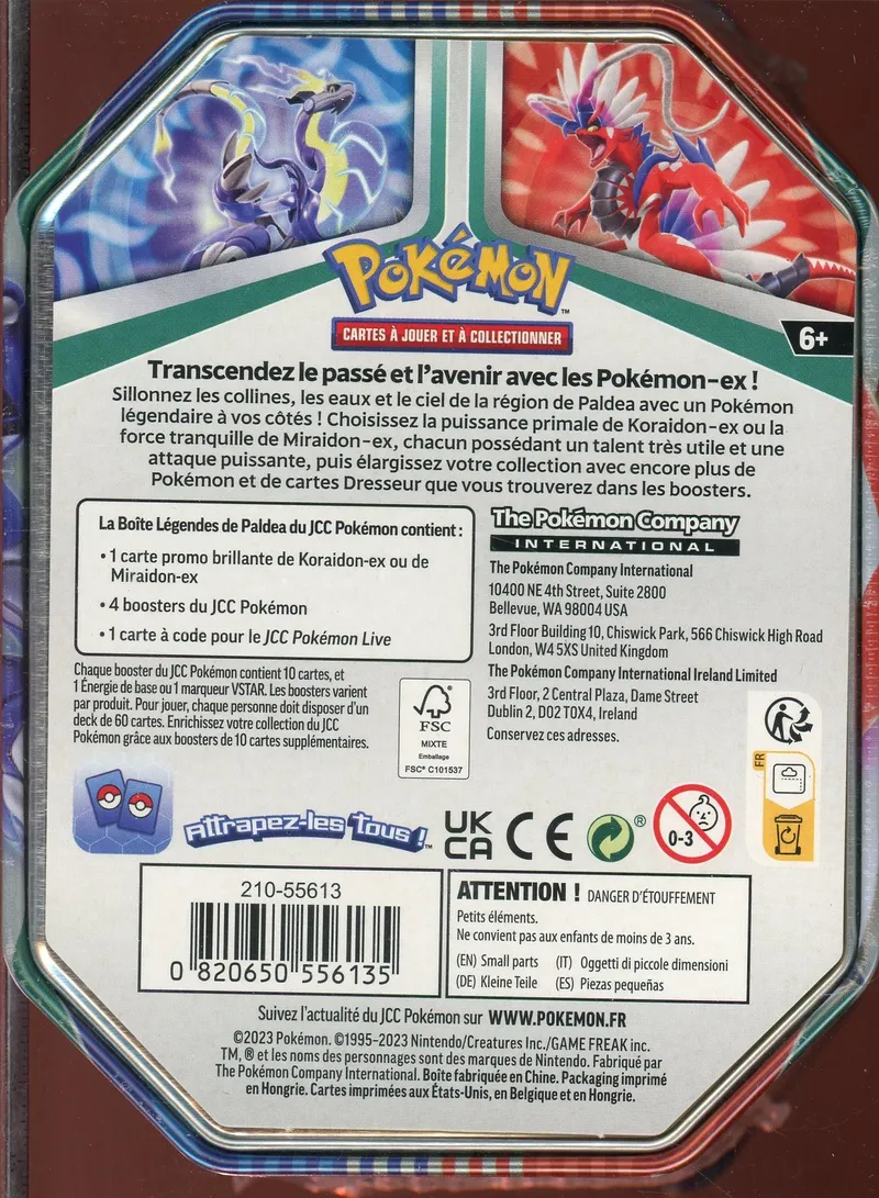 Pokébox Miraidon Ex
