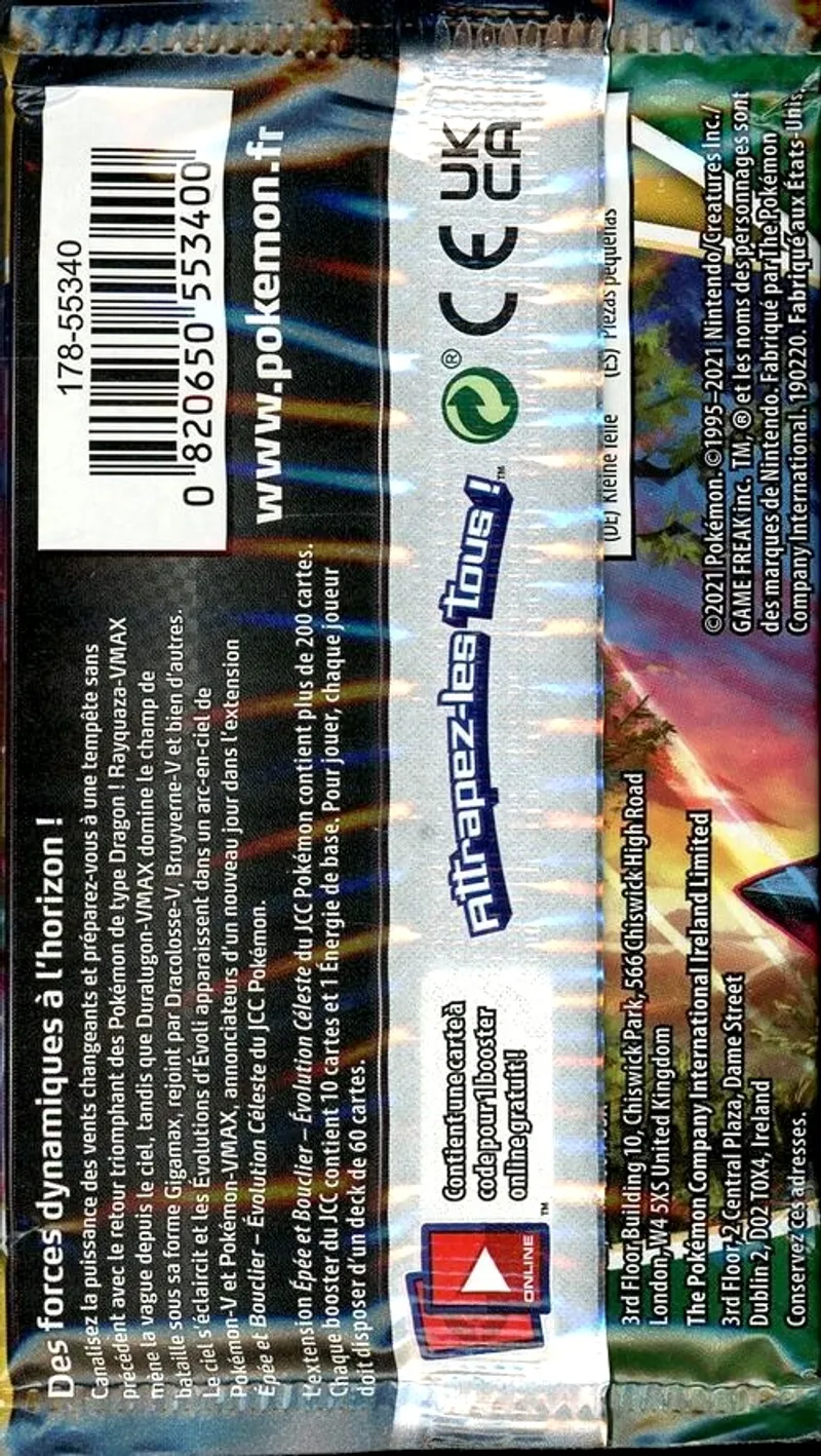 Booster EB7 Evolution Céleste