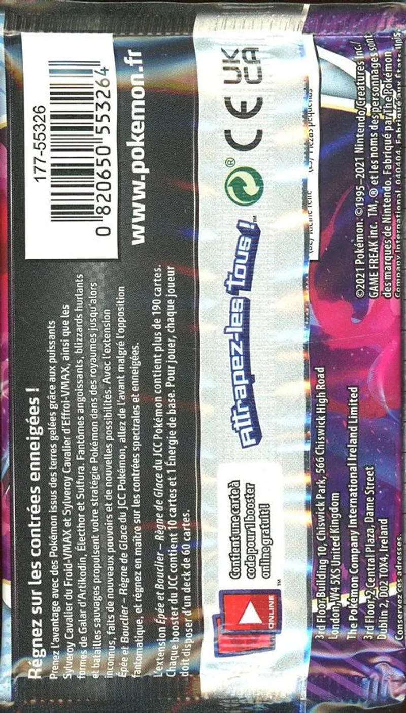 Booster EB6 Règne de Glace