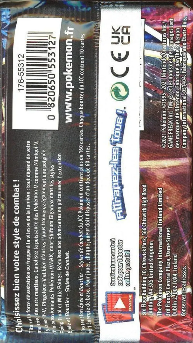 Booster EB5 Styles de Combat