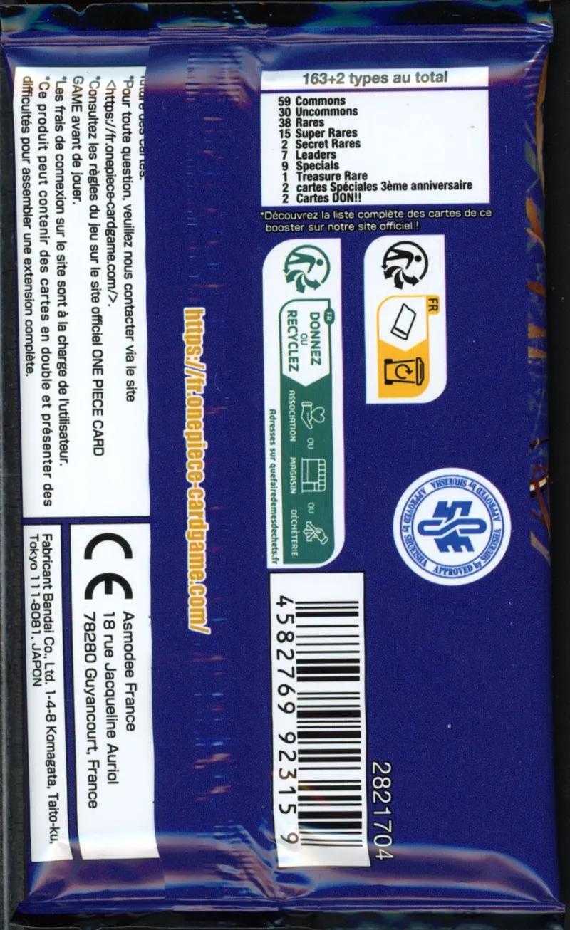 Booster OP14 Les Sept de la Mer d'Azur