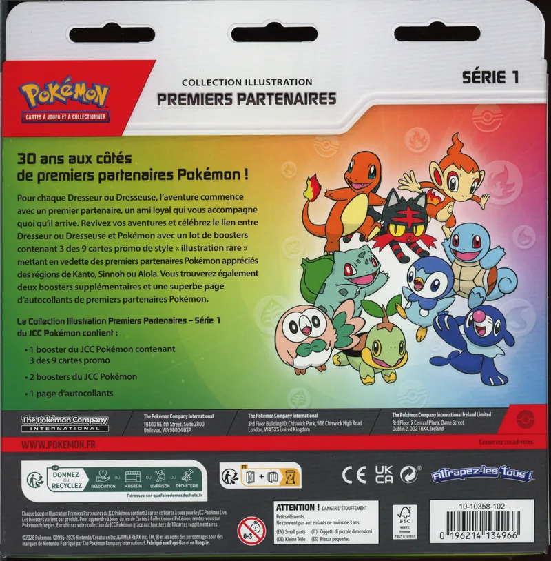 Coffret Collection Illustration Premiers Partenaires