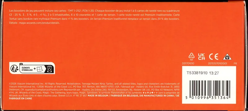 Bundle Magic Tortues Ninja