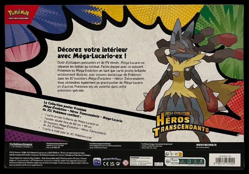 Coffret Collection Poster Premium ME2.5 Méga-Lucario
