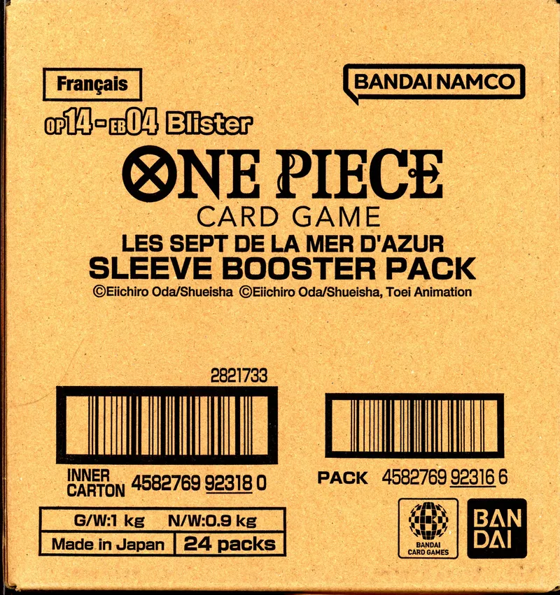 Case Boosters Blisters OP14-EB04 Les Sept de la Mer d'Azur