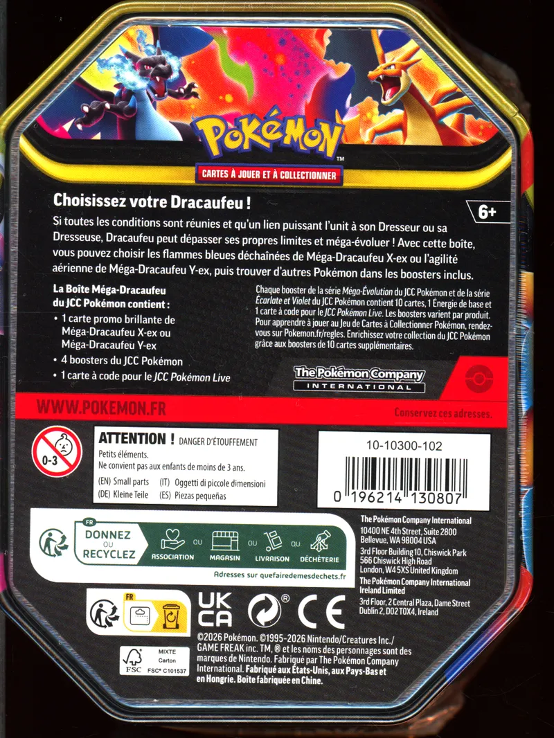 Pokébox Méga-Dracaufeu Y Ex