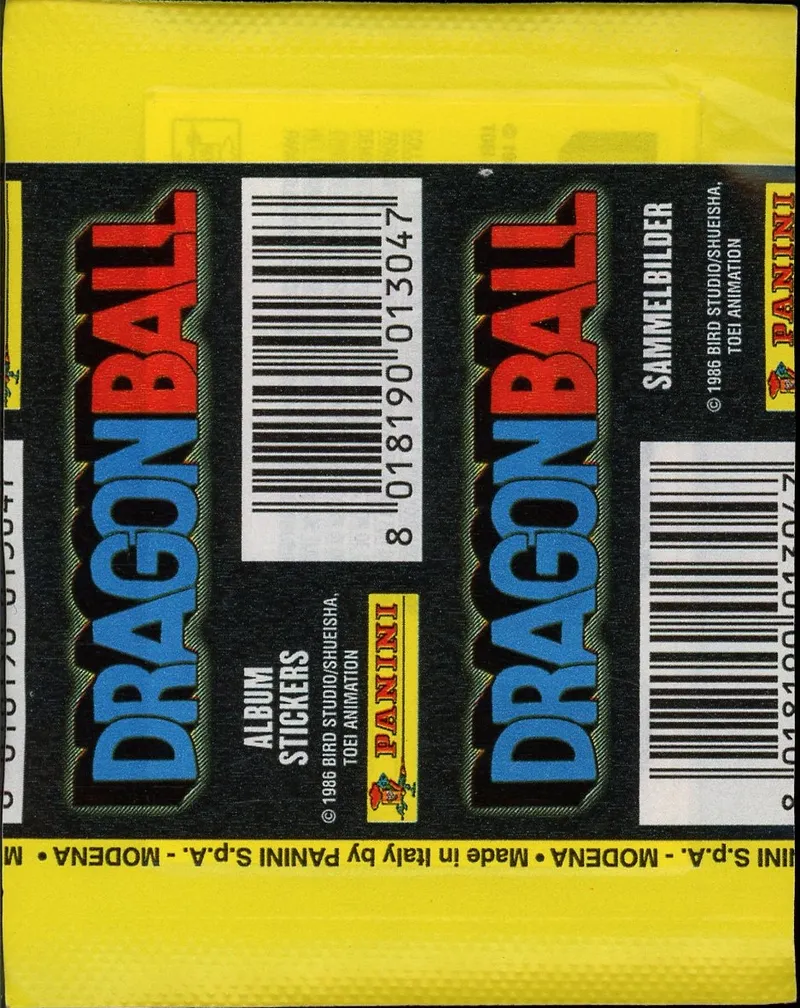 Booster Panini Sticker Dragon Ball