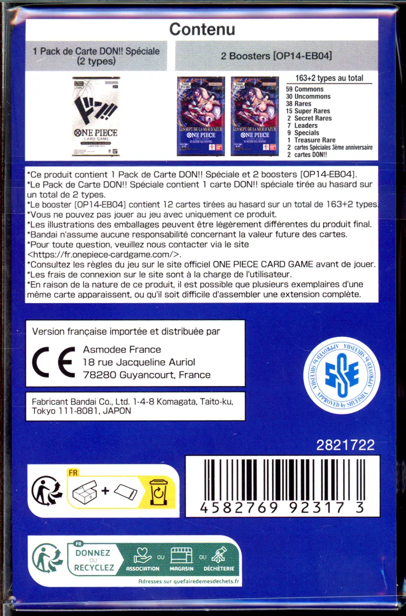 Duopack OP14 Les Sept de la Mer d'Azur