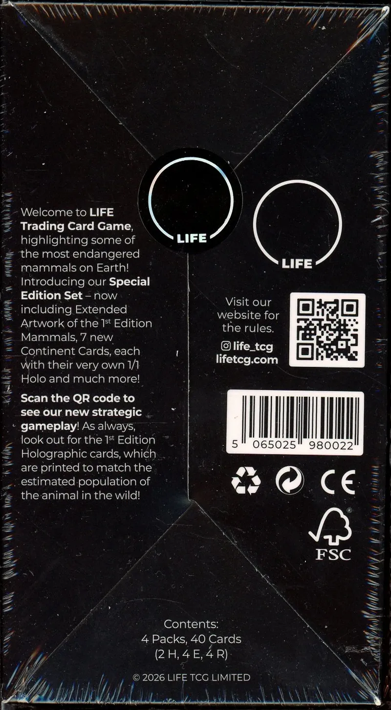 Display Minibox Life Tcg Special Edition Mammals