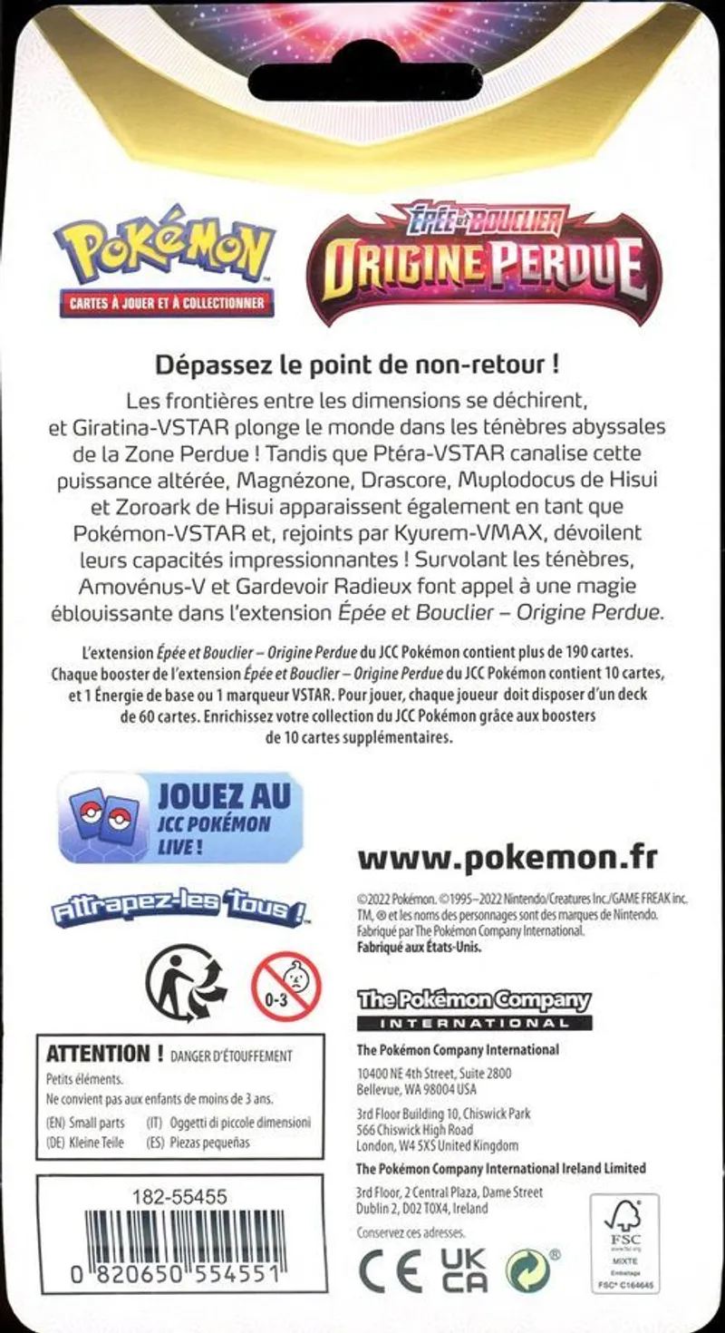 Booster Blister EB11 Origine Perdue