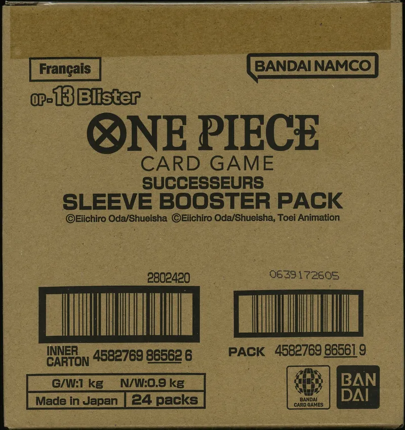 Case Blister OP-13 Successeurs