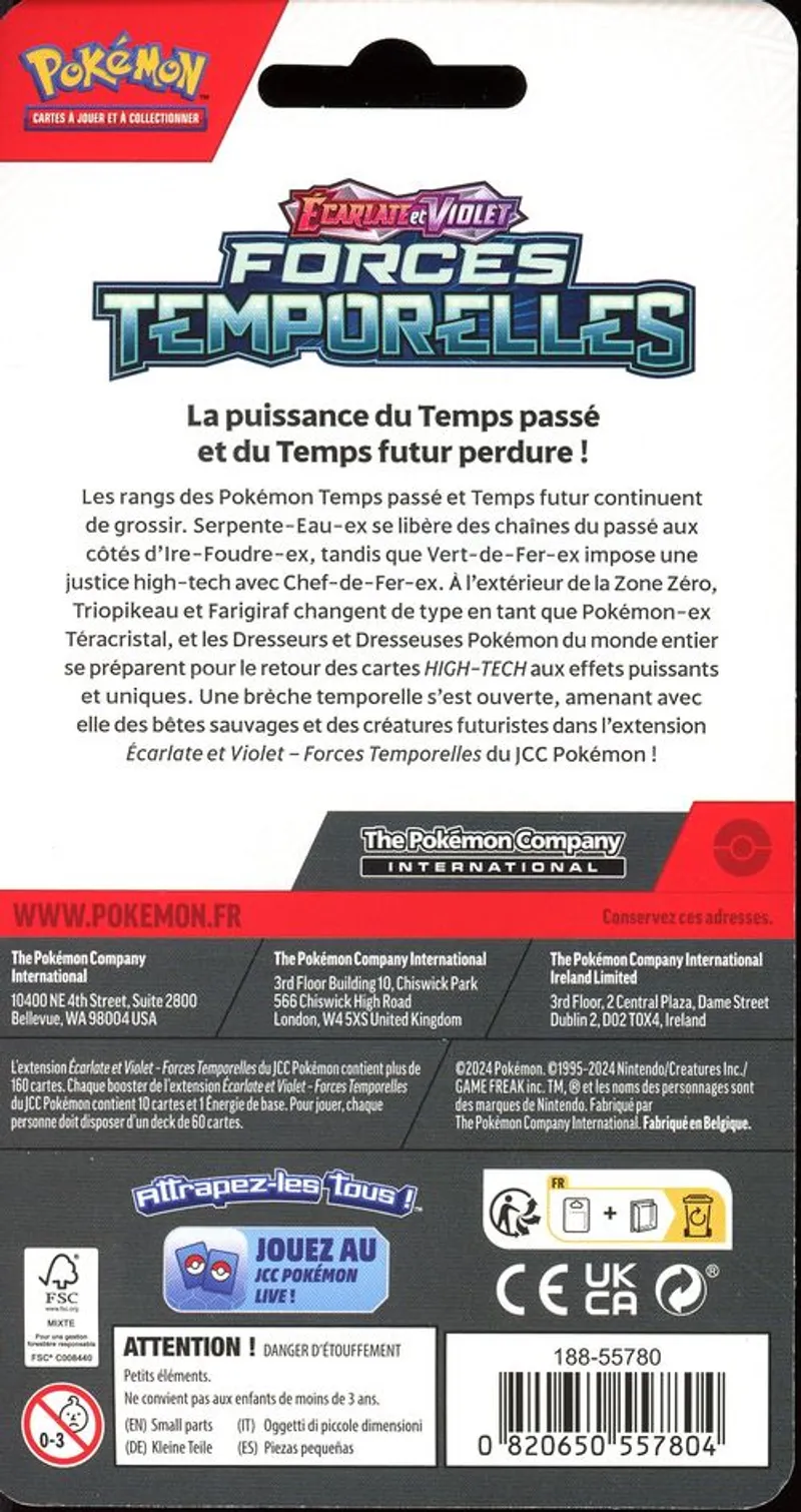 Booster Blister EV5 Forces Temporelles