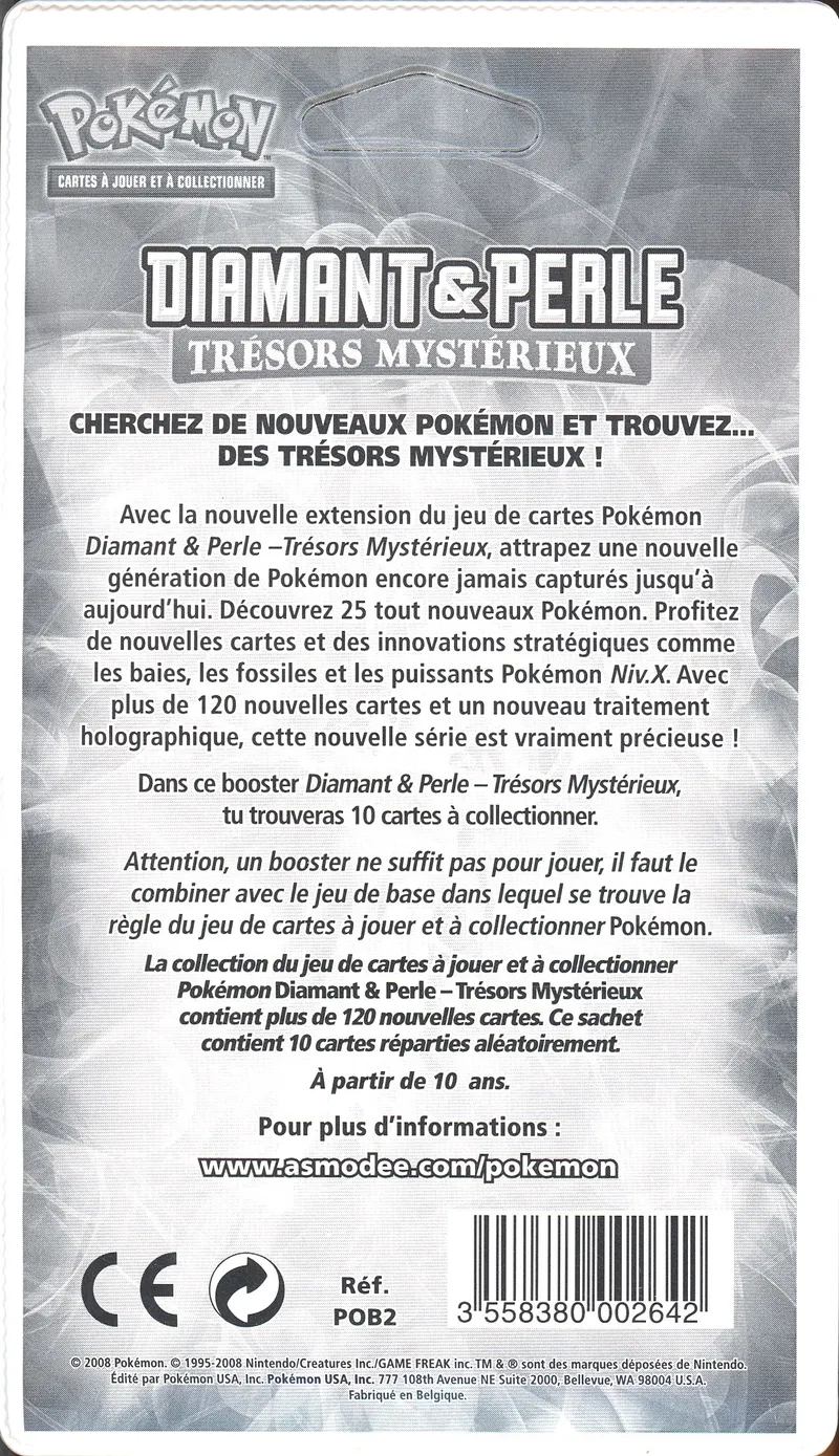 Booster Blister Diamant & Perle Trésors Mystérieux