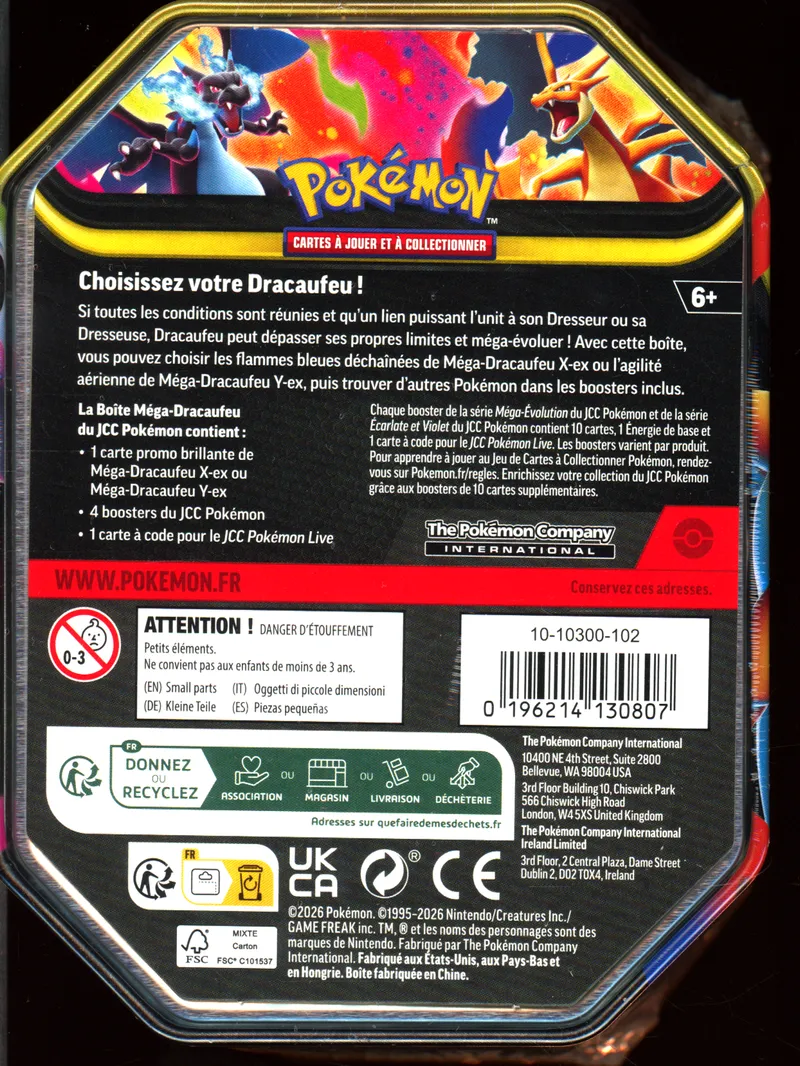 Pokébox Méga-Dracaufeu X Ex