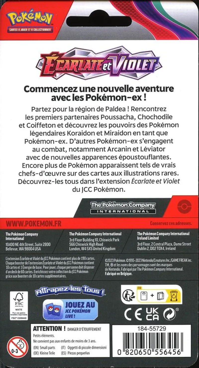 Booster Blister EV1 Ecarlate & Violet