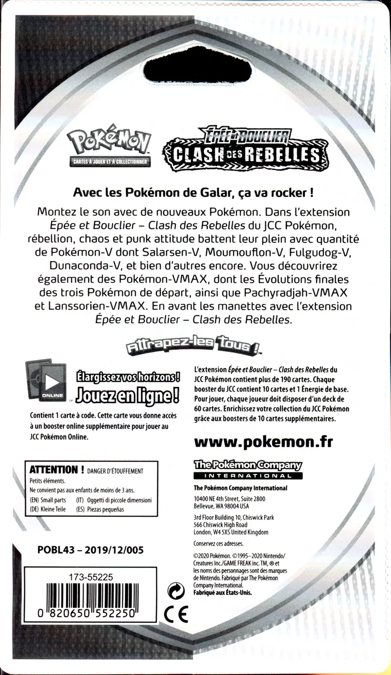 Booster Blister EB2 Clash des Rebelles