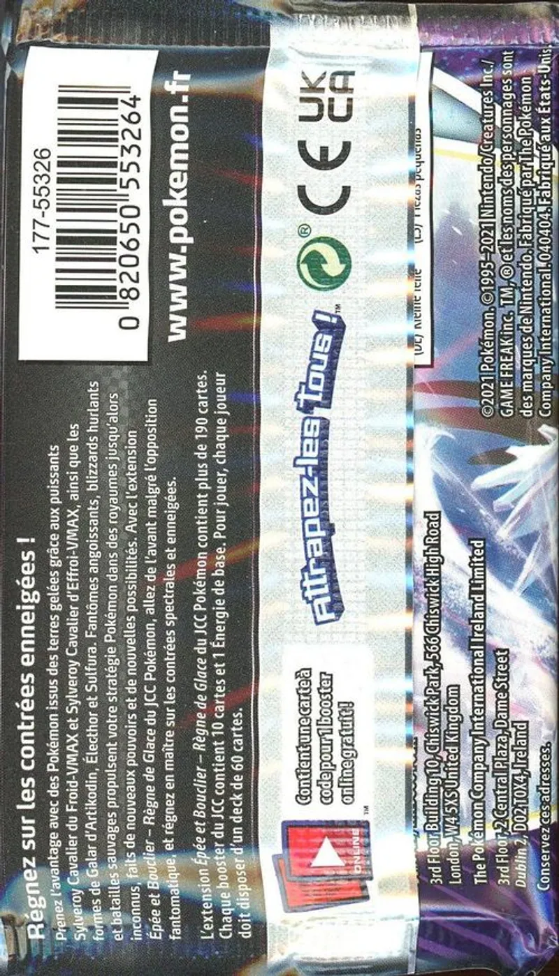 Booster EB6 Règne de Glace