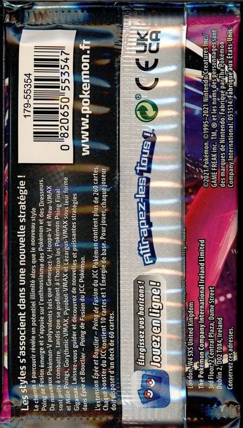 Booster EB8 Poing de Fusion