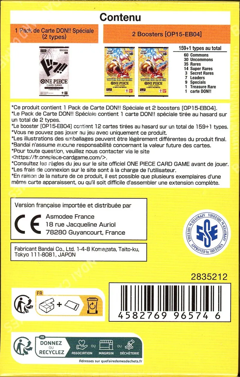 Double Pack Set 10 Aventure sur l'Ile de Dieu