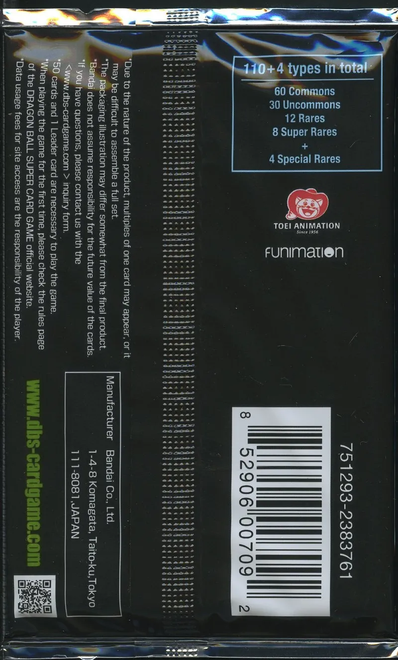 Booster Dragon Ball Super B01 Galactic Battle