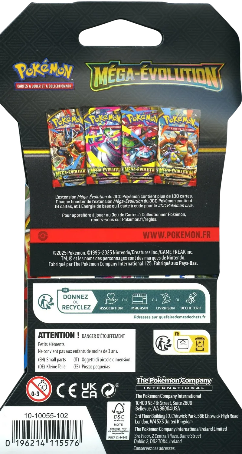 Booster Blister ME1 Méga-Evolution
