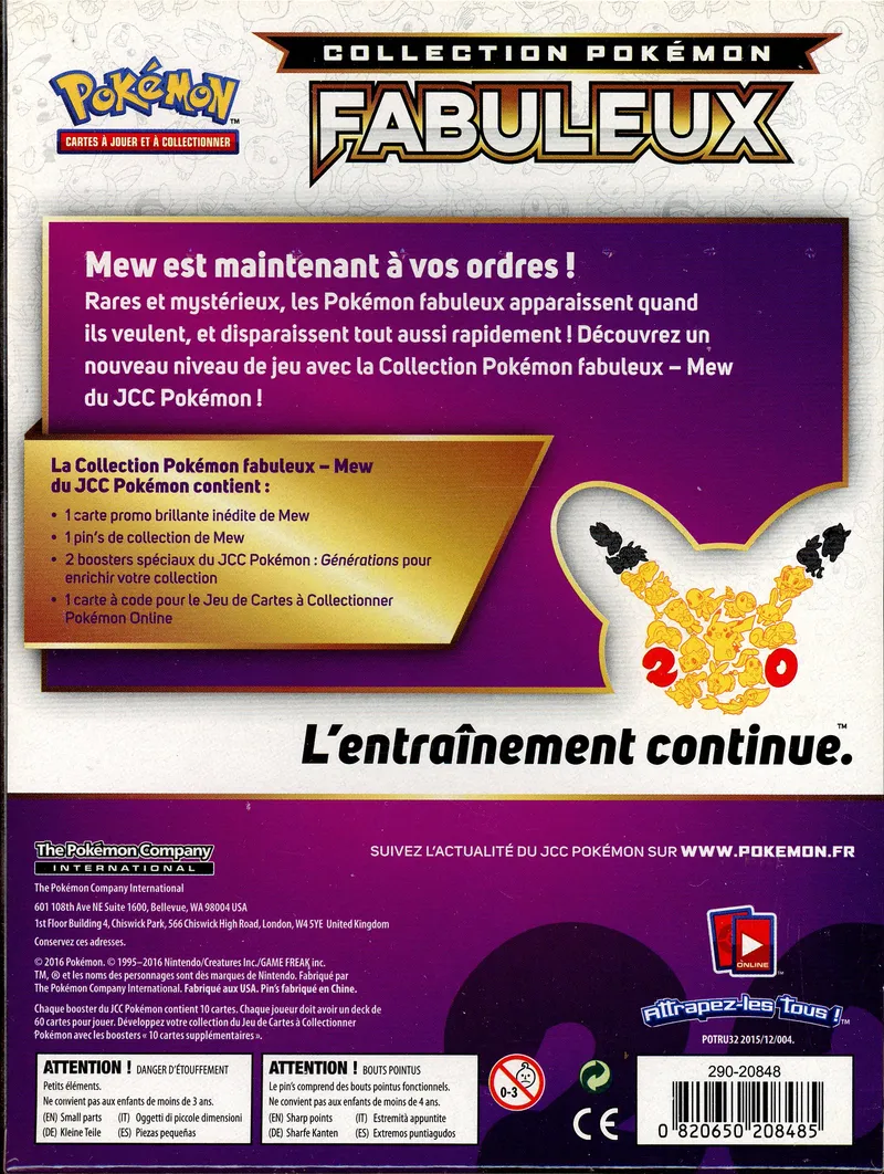 Coffret Collection Fabuleux Mew