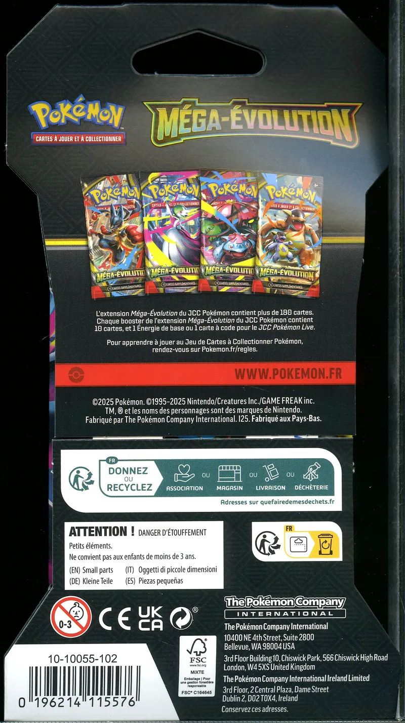 Booster Blister ME1 Méga-Evolution