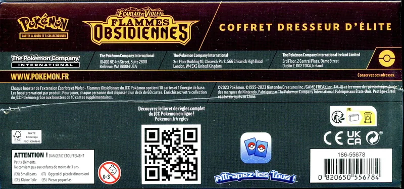 ETB EV3 Flammes Obsidiennes