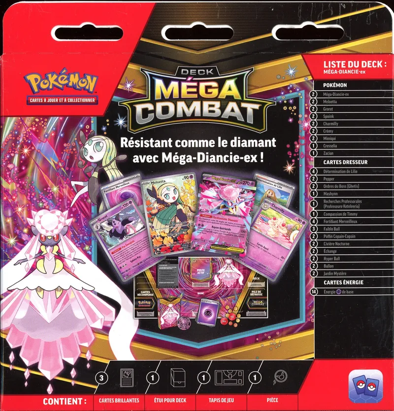 Deck Méga Combat Méga-Diancie Ex