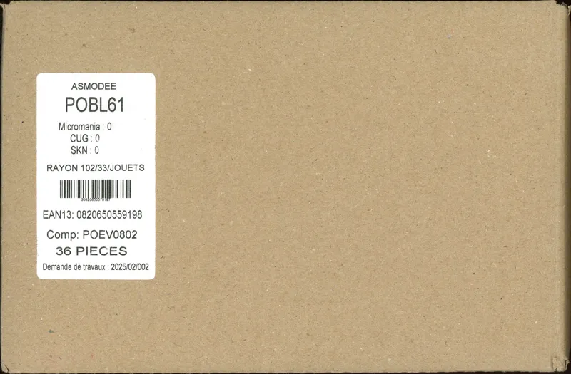 Case 36 Booster Blister EV8 Etincelles Déferlantes