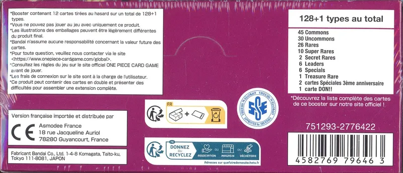 Display OP-11 Des Poings Vifs Comme L'Eclair