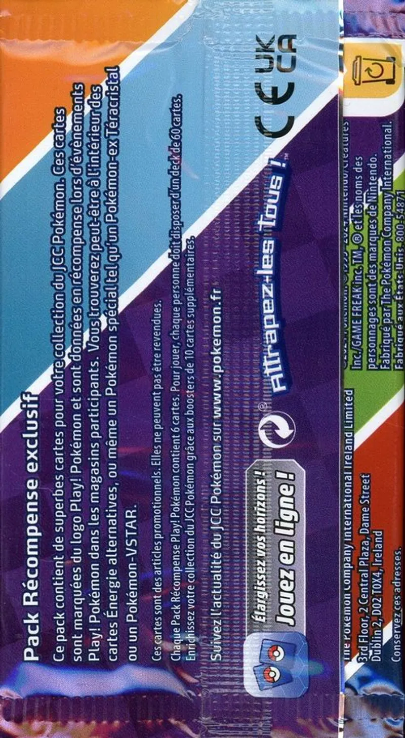 Booster Play! Pack Récompense Quatrième Série