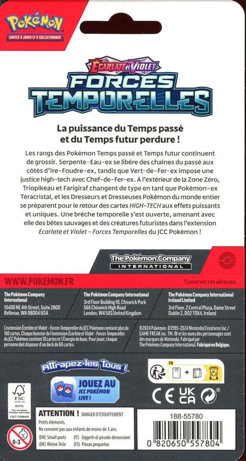 Booster Blister EV5 Forces Temporelles