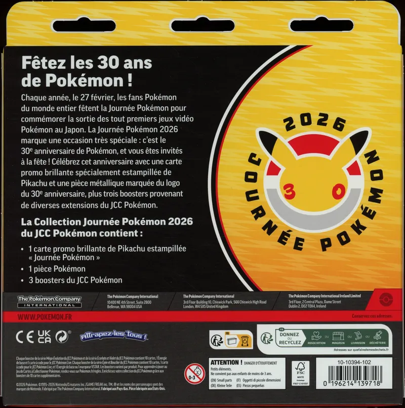 Coffret Journée Pokemon 2026