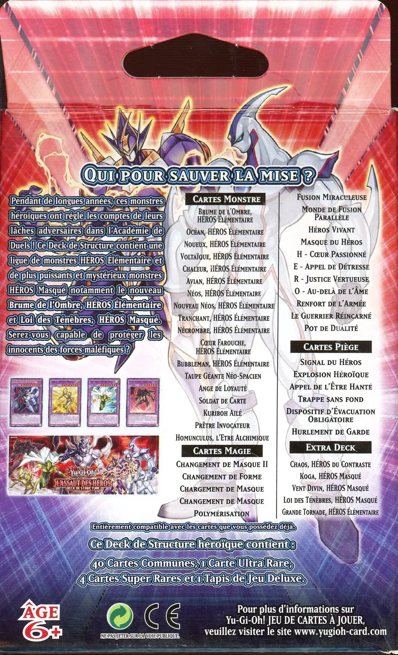 Deck de Structure L'Assaut des Héros