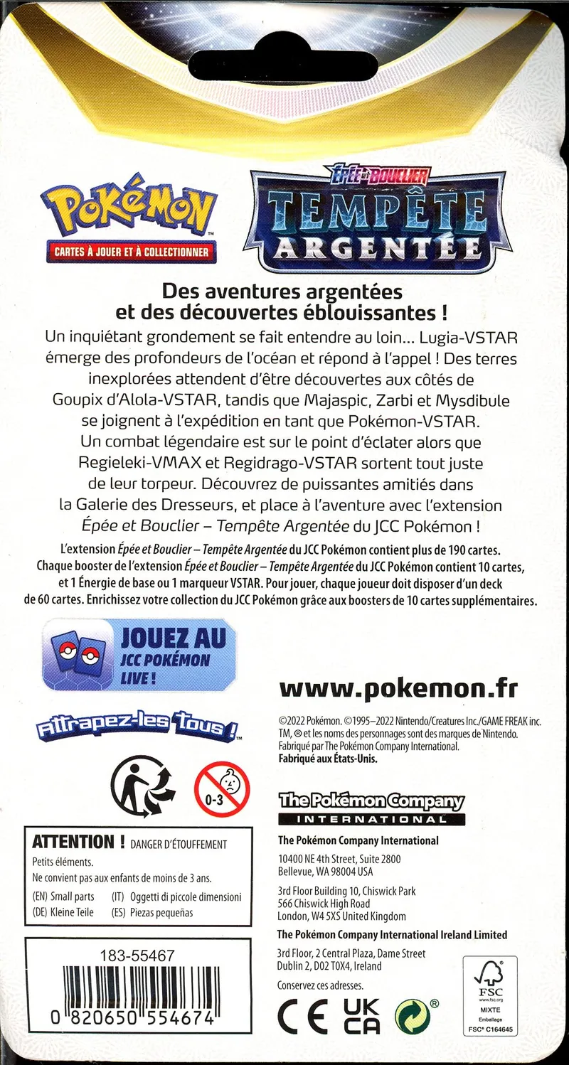 Booster Blister EB12 Tempête Argentée