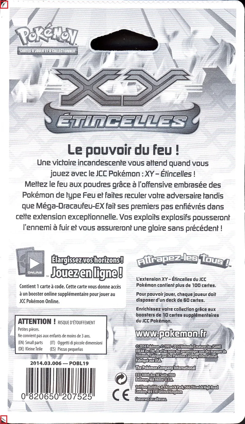 Booster Blister XY Etincelles