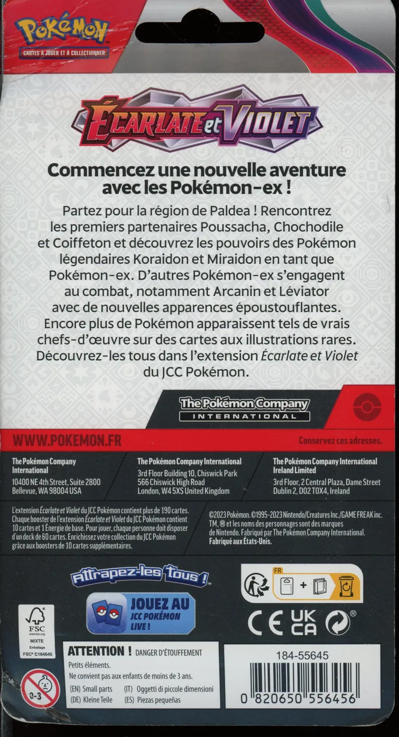 Booster Blister EV1 Ecarlate & Violet