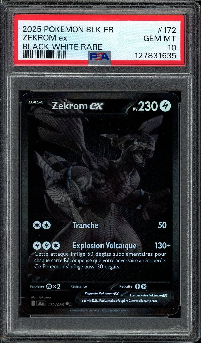 PSA 10 Zekrom Ex