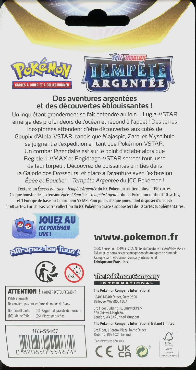 Booster Blister EB12 Tempête Argentée