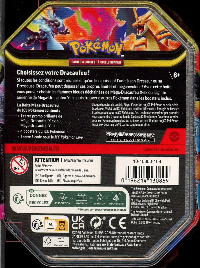 Pokébox Méga-Dracaufeu X Ex